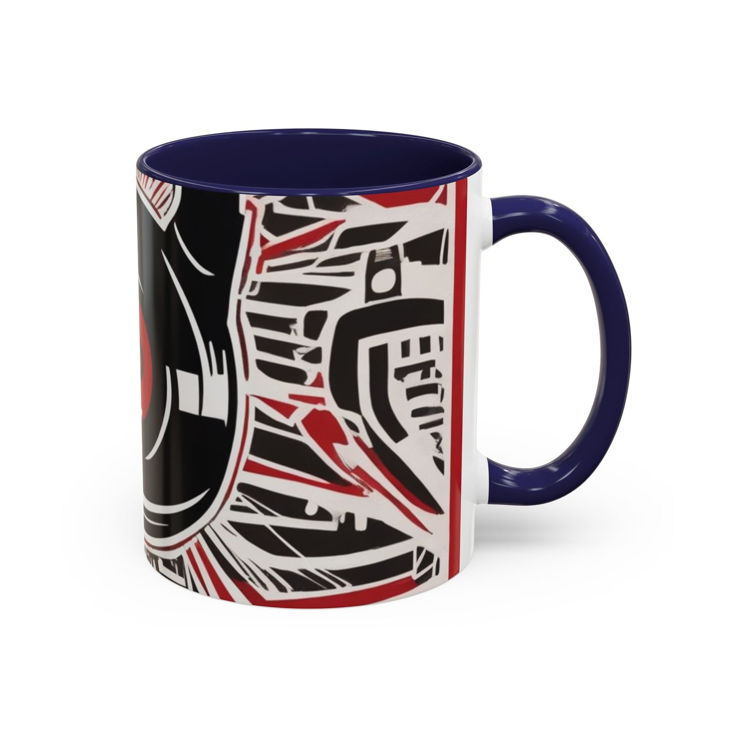 boostlete-recovery-progress-icon-kettlebell-outline-industrial-0366 — Accent Mug 11oz/15oz