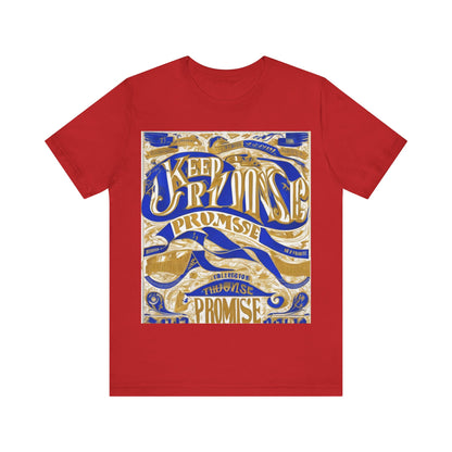 boostlete-am-crew-type-keep-the-promise-split-engraved-0101 — Unisex Jersey Short Sleeve (B+C 3001)