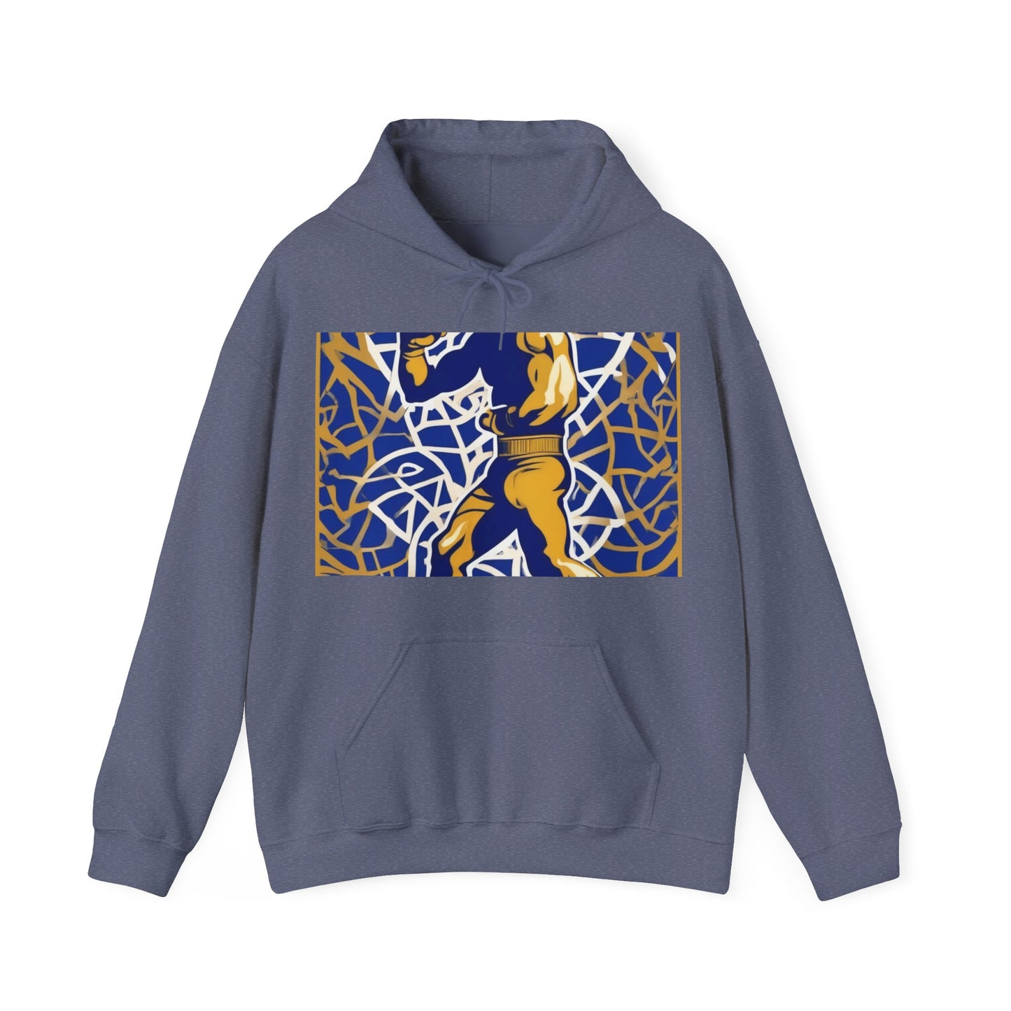 boostlete-field-day-scene-boxer-offset-paper-0776 — Unisex Heavy Blend Hoodie (G18500)
