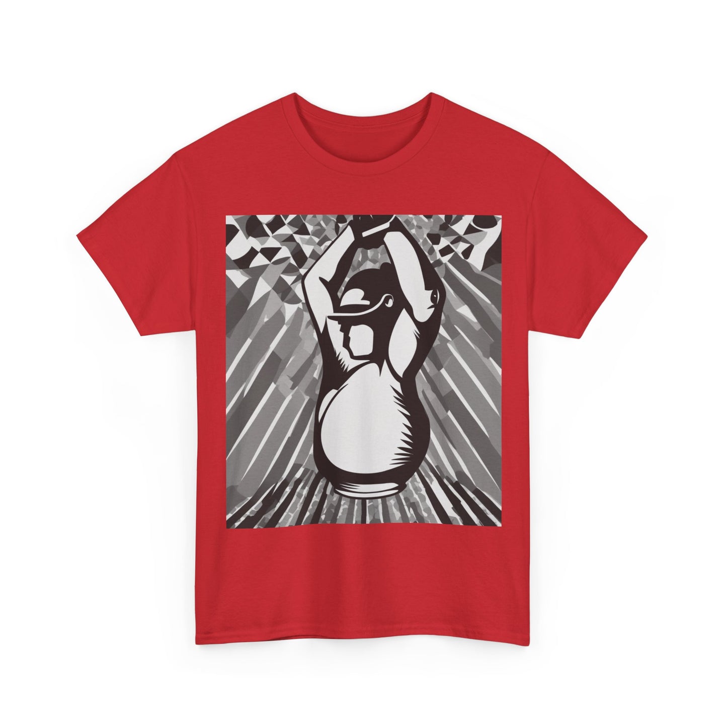 boostlete-iron-intent-scene-kettlebell-grainy-modern-0276 — Unisex Heavy Cotton Tee (Gildan 5000)
