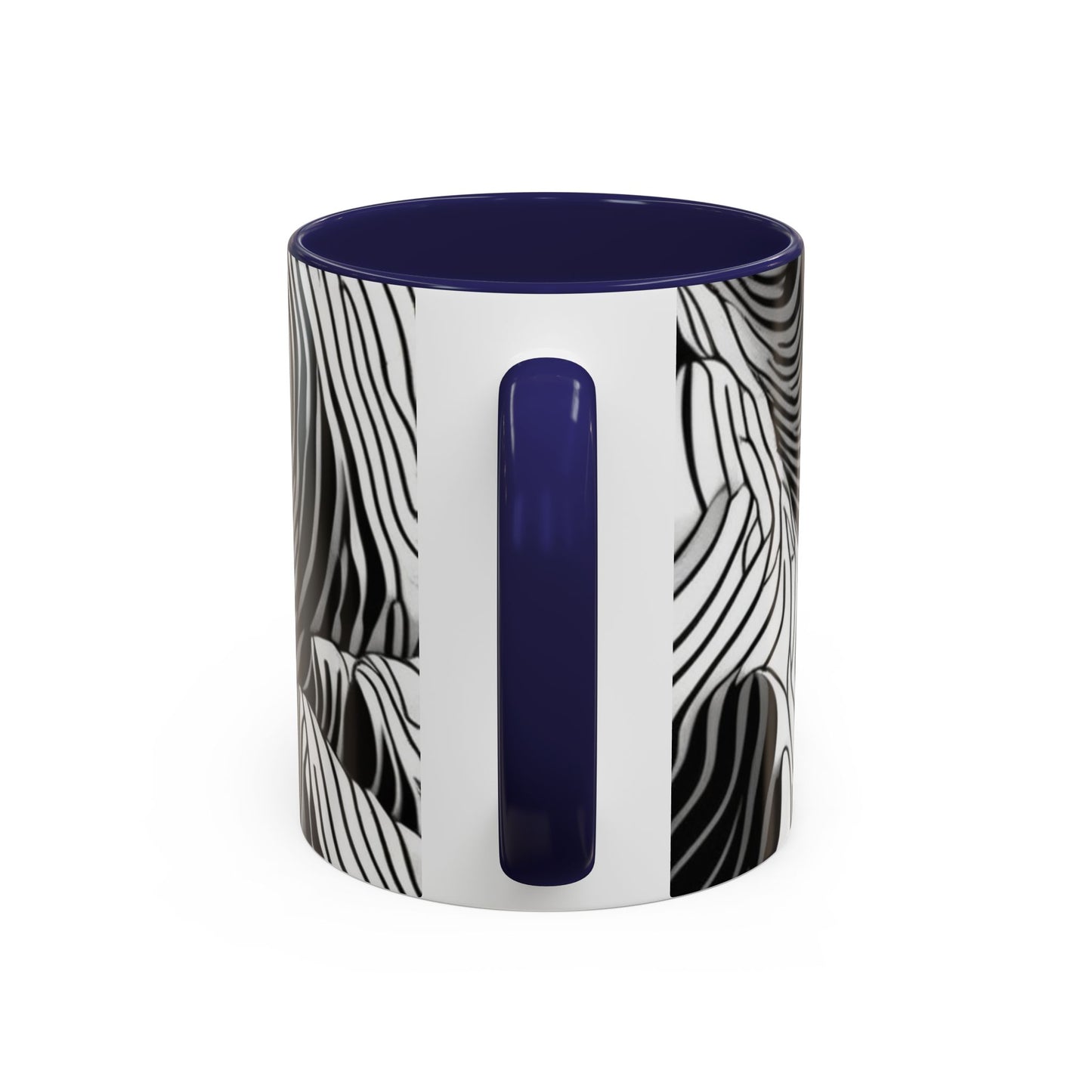 boostlete-field-day-pattern-topographic-isometric-0211 — Accent Mug 11oz/15oz