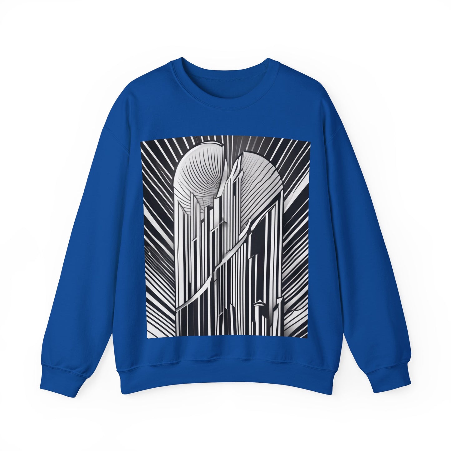 boostlete-boost-mode-icon-sunrise-soft-athletic-0046 — Unisex Heavy Blend Crewneck Sweatshirt (Gildan)