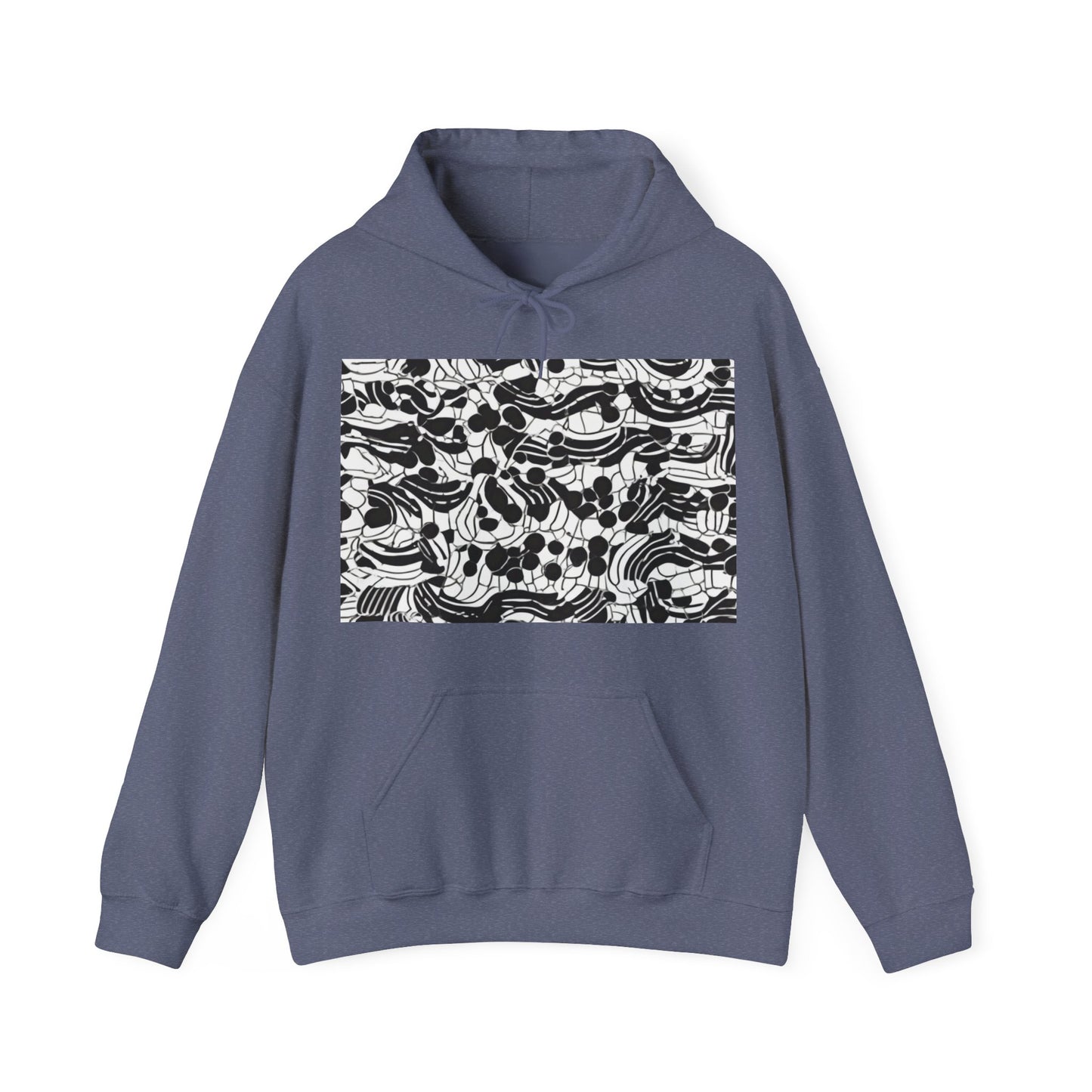 boostlete-rise-grind-pattern-dotted-line-art-0483 — Unisex Heavy Blend Hoodie (G18500)
