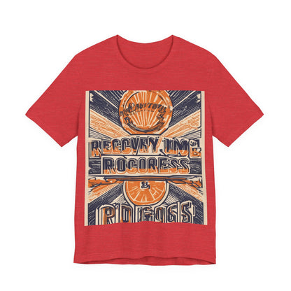 boostlete-boost-mode-type-recovery-progress-outline-over-solid-badge-0161 — Unisex Jersey Short Sleeve (B+C 3001)