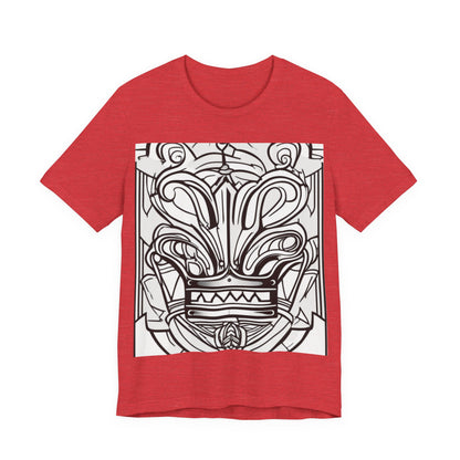 boostlete-boost-mode-icon-crown-offset-line-art-0190 — Unisex Jersey Short Sleeve (B+C 3001)