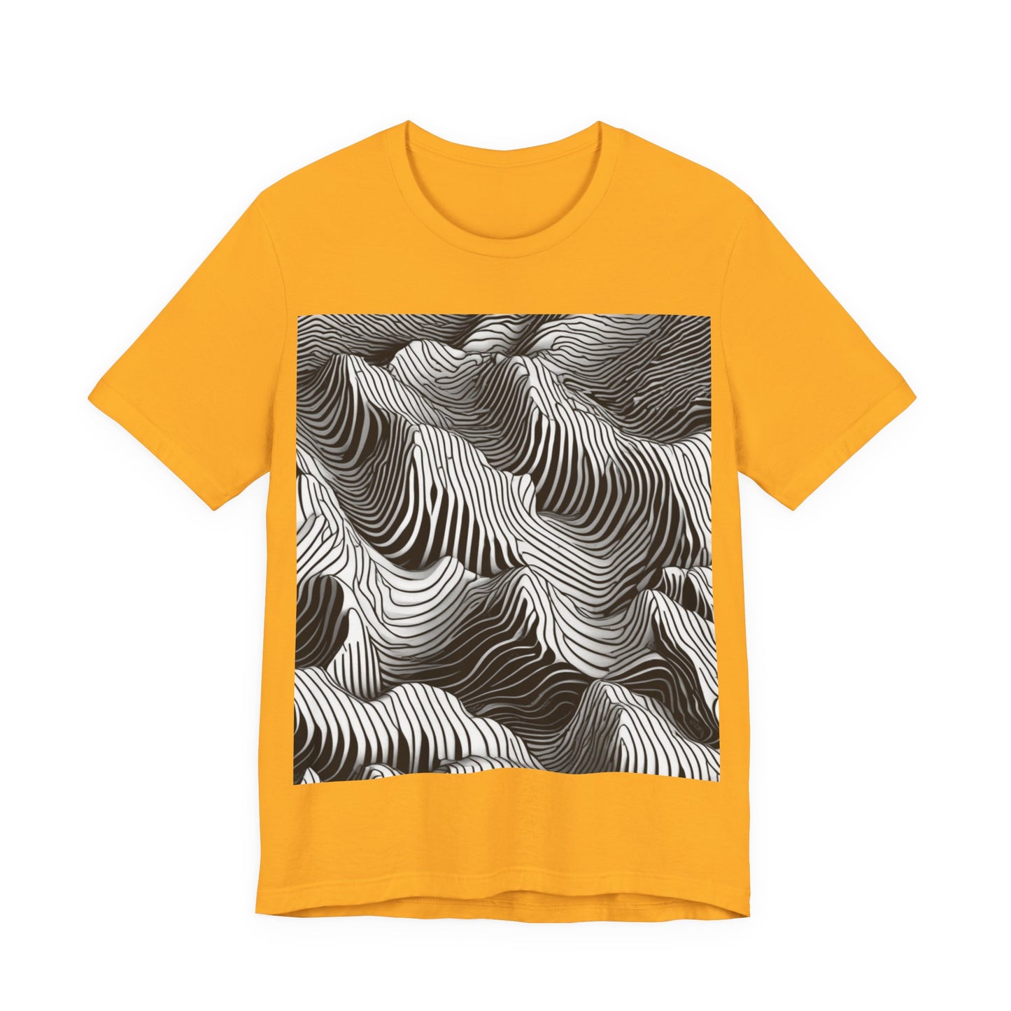 boostlete-field-day-pattern-topographic-isometric-0211 — Unisex Jersey Short Sleeve (B+C 3001)