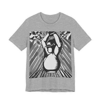 boostlete-iron-intent-scene-kettlebell-grainy-modern-0276 — Unisex Jersey Short Sleeve (B+C 3001)