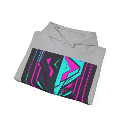 boostlete-pr-season-icon-shield-speed-industrial-0270 — Unisex Heavy Blend Hooded Sweatshirt (Gildan)