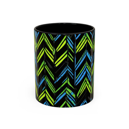 boostlete-mile-by-mile-pattern-chevron-monoline-0051 — Accent Mug 11oz/15oz