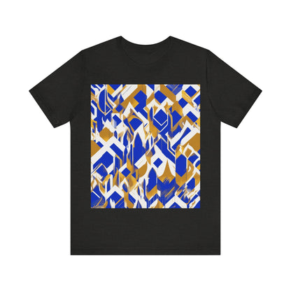boostlete-field-day-icon-flame-glitch-geometric-0090 — Unisex Jersey Short Sleeve (B+C 3001)