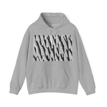 boostlete-iron-intent-pattern-micro-isometric-0199 — Unisex Heavy Blend Hooded Sweatshirt (Gildan)