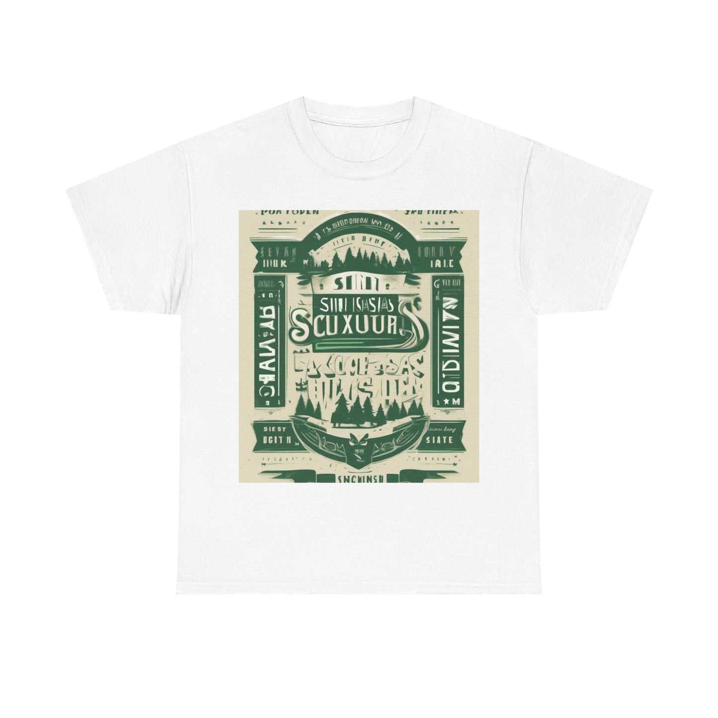 boostlete-rise-grind-type-sin-excusas-banner-monoline-0097 — Unisex Heavy Cotton Tee (Gildan 5000)