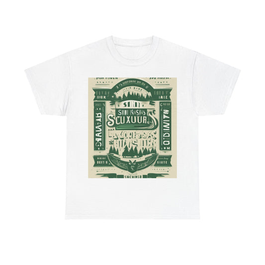 boostlete-rise-grind-type-sin-excusas-banner-monoline-0097 — Unisex Heavy Cotton Tee (Gildan 5000)