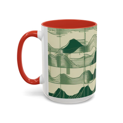 boostlete-mile-by-mile-pattern-audio-blueprint-0971 — Accent Mug 11/15oz