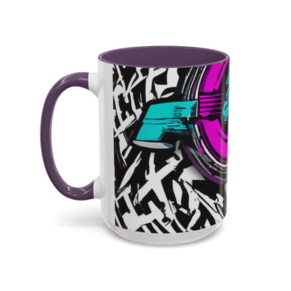 boostlete-boost-mode-type-again-badge-monoline-0293 — Accent Mug 11oz/15oz