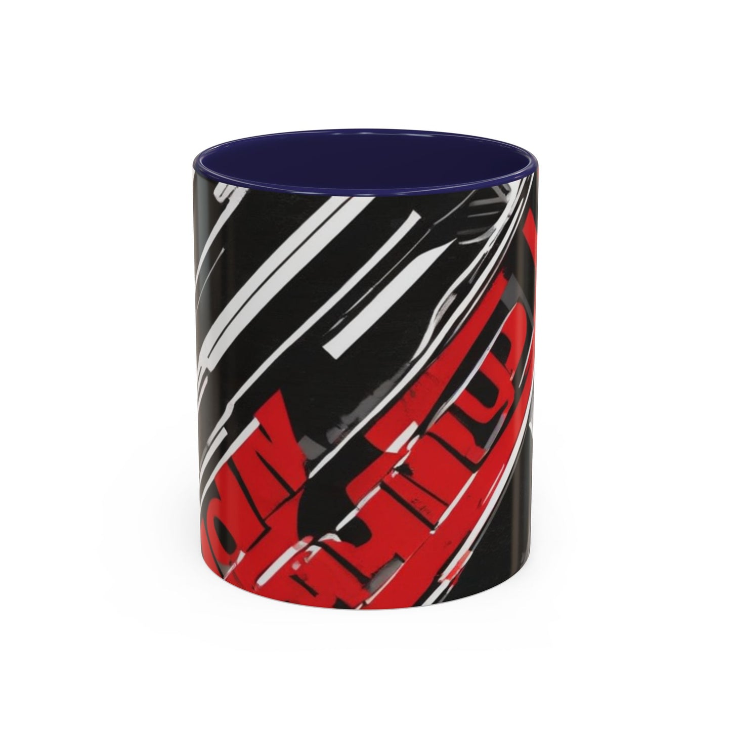 boostlete-recovery-progress-type-show-up-diagonal-paper-0109 — Accent Mug 11oz/15oz