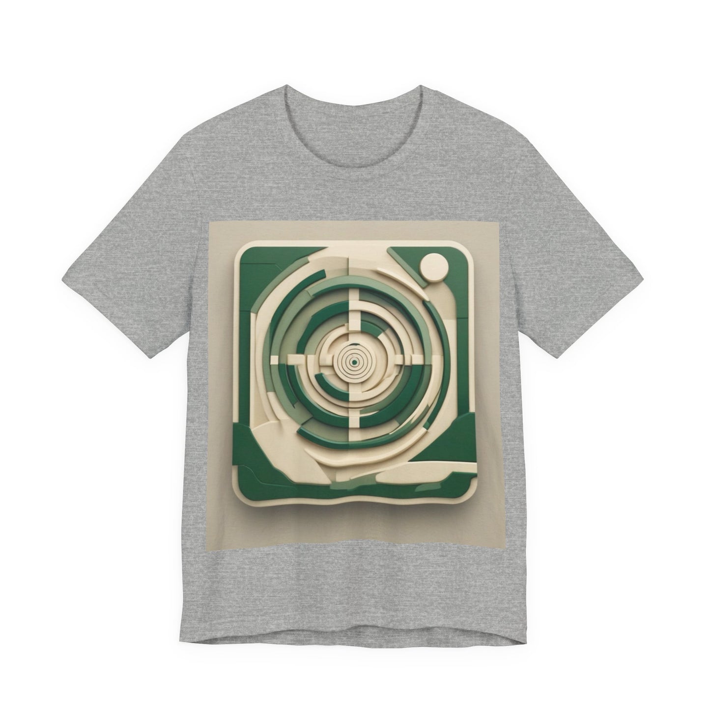 boostlete-mile-by-mile-icon-target-3d-modern-0306 — Unisex Jersey Short Sleeve (B+C 3001)