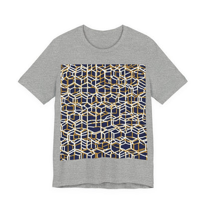 boostlete-am-crew-pattern-hex-industrial-0131 — Unisex Jersey Short Sleeve (B+C 3001)