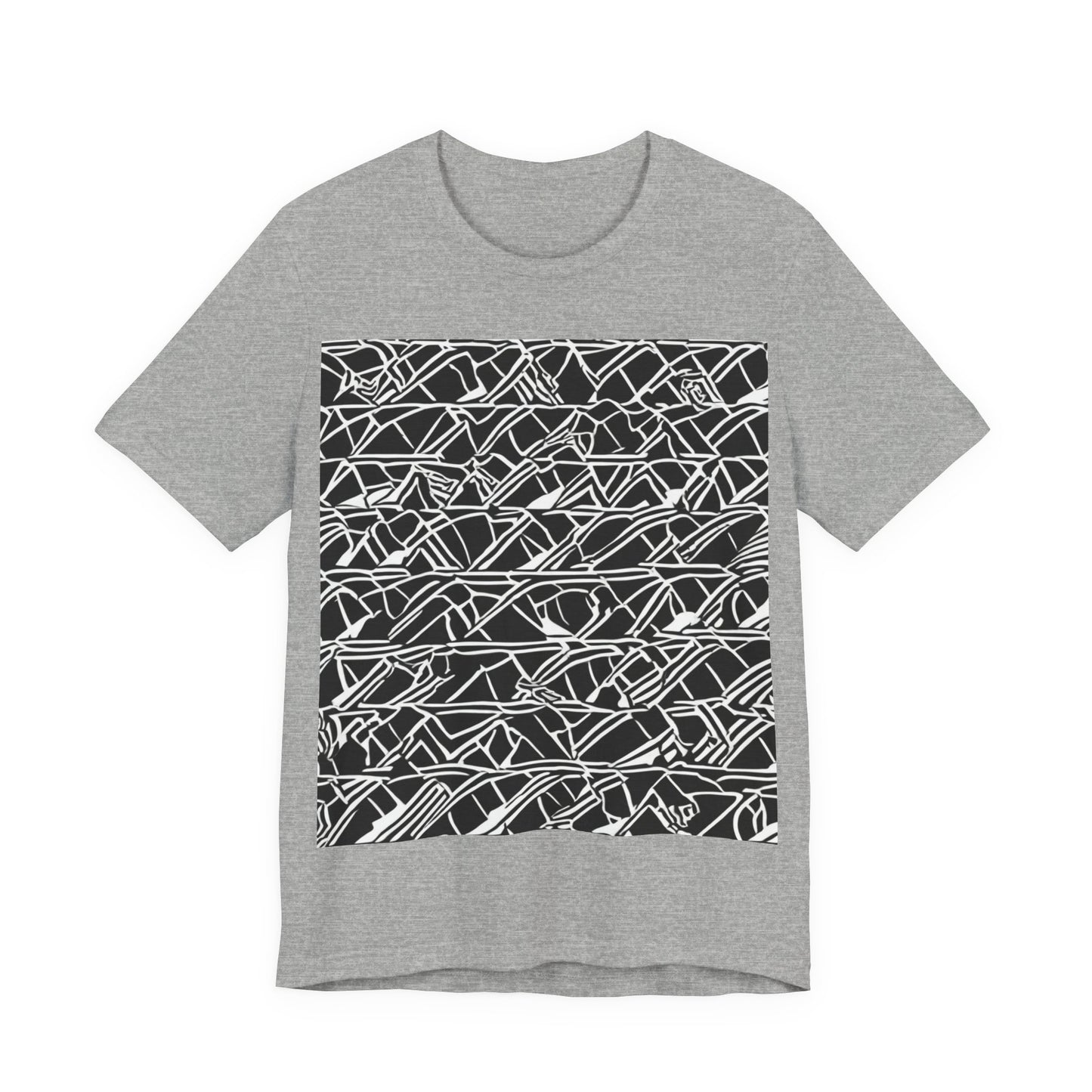 boostlete-boost-mode-pattern-stair-steps-athletic-0311 — Unisex Jersey Short Sleeve (B+C 3001)
