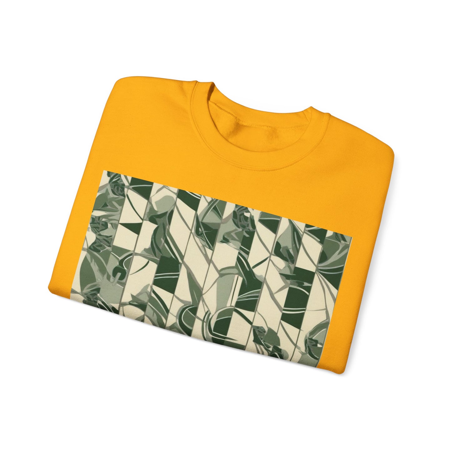 boostlete-mile-by-mile-pattern-stair-steps-athletic-0143 — Unisex Heavy Blend Crewneck Sweatshirt (Gildan)