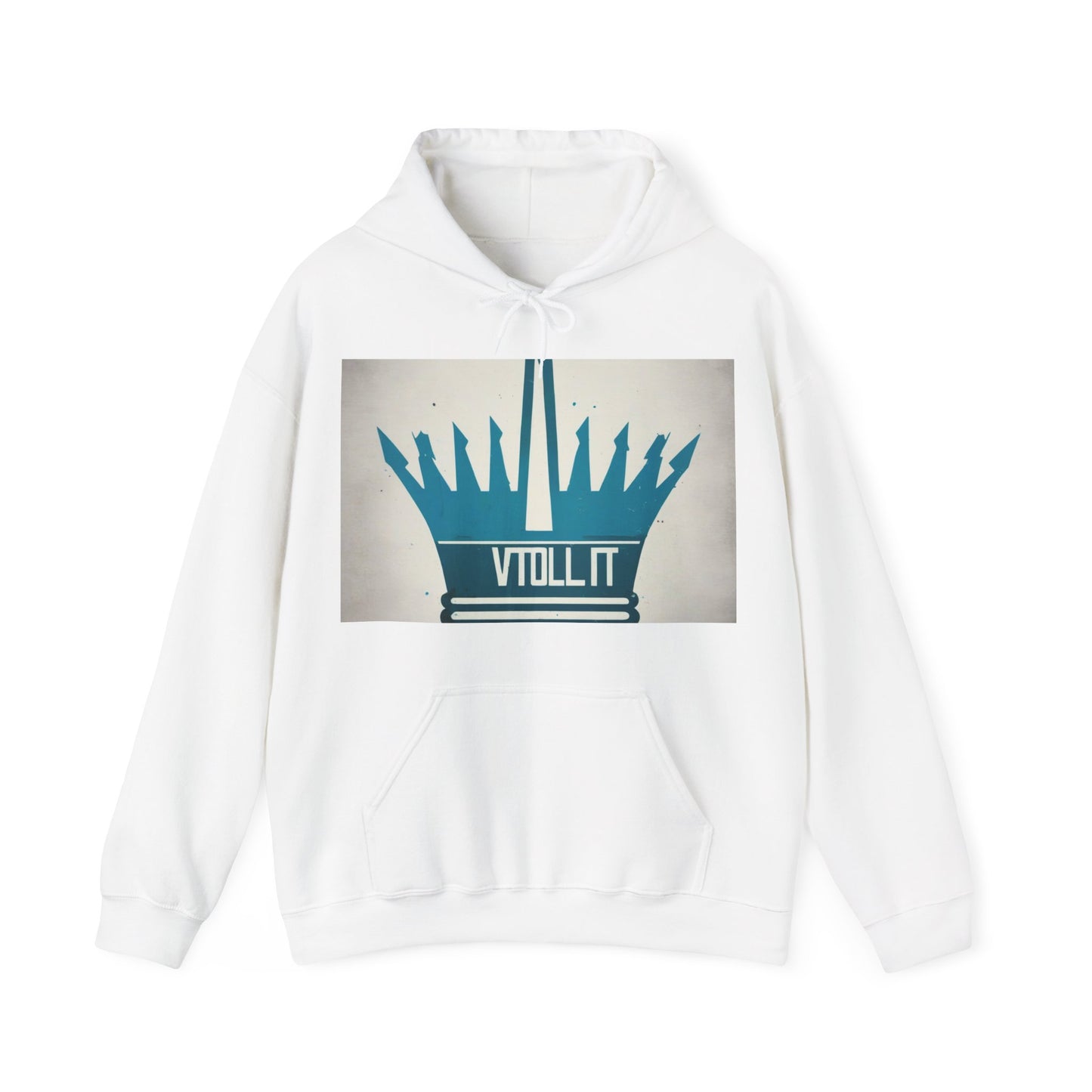 boostlete-am-crew-icon-crown-matte-industrial-0058 — Unisex Heavy Blend Hooded Sweatshirt (Gildan)
