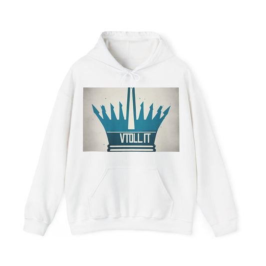 boostlete-am-crew-icon-crown-matte-industrial-0058 — Unisex Heavy Blend Hooded Sweatshirt (Gildan)