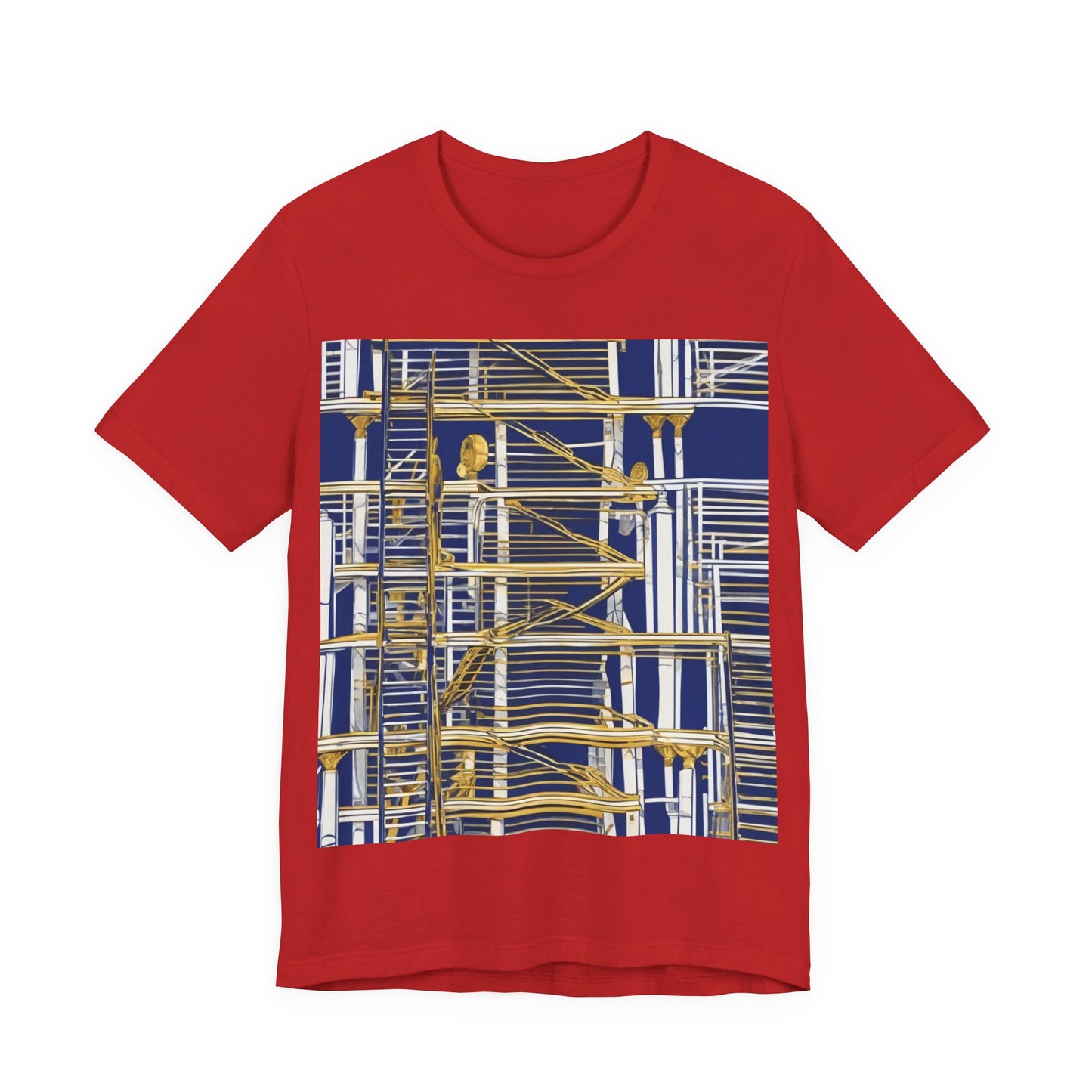 boostlete-rise-grind-icon-ladder-high-engraved-0238 — Unisex Jersey Short Sleeve (B+C 3001)