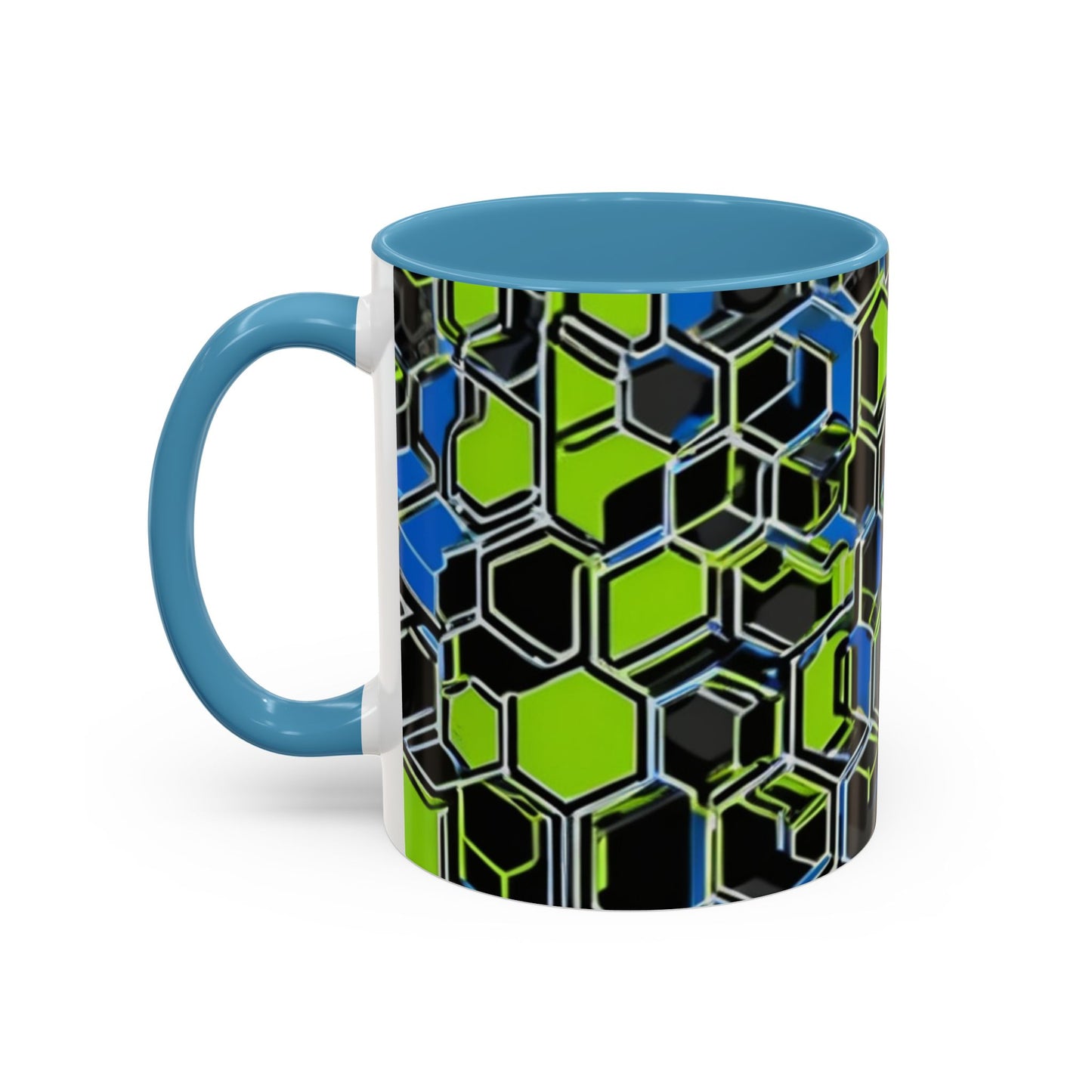 boostlete-recovery-progress-pattern-hex-blueprint-0007 — Accent Mug 11oz/15oz