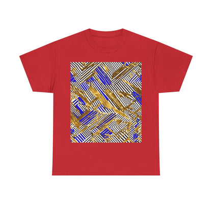 boostlete-boost-mode-pattern-diagonal-monoline-0015 — Unisex Heavy Cotton Tee (Gildan 5000)
