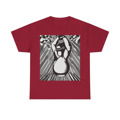 boostlete-iron-intent-scene-kettlebell-grainy-modern-0276 — Unisex Heavy Cotton Tee (Gildan 5000)