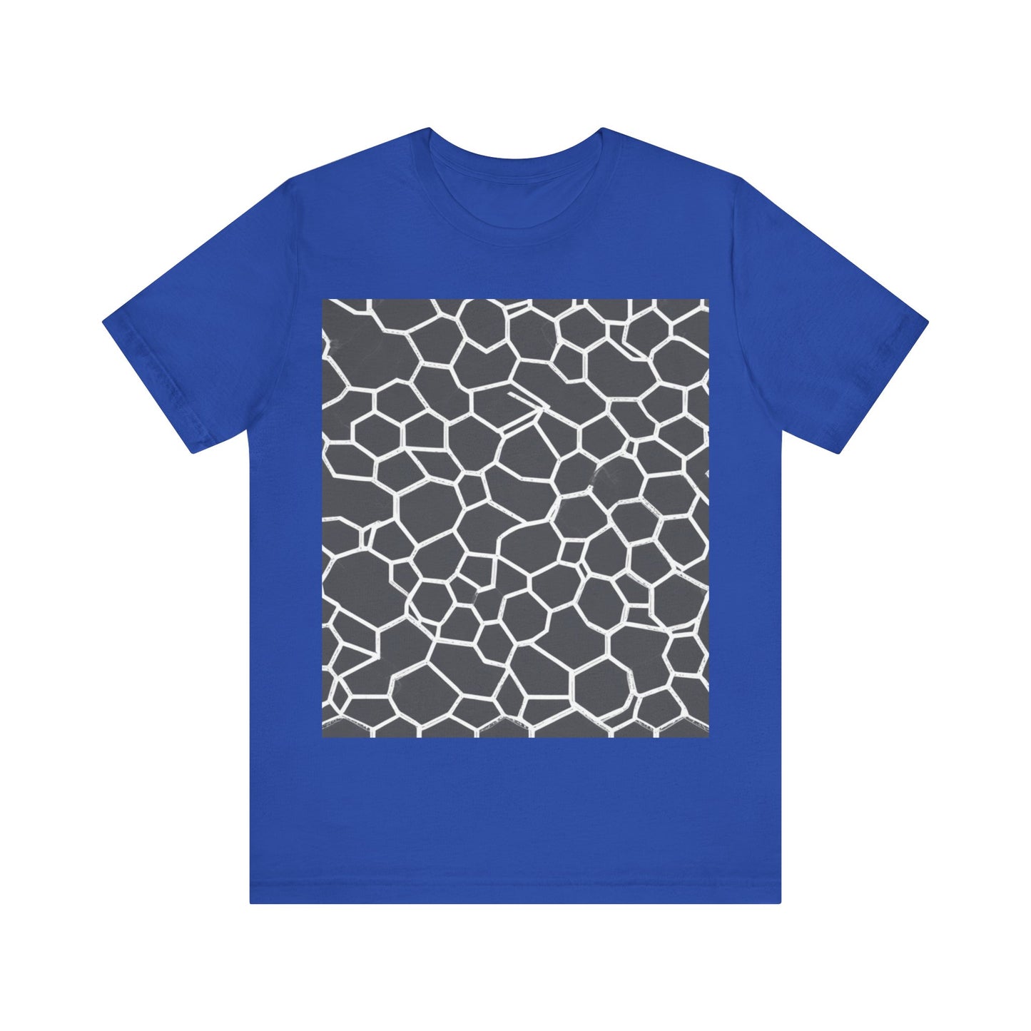 boostlete-iron-intent-pattern-hex-blueprint-0063 — Unisex Jersey Short Sleeve (B+C 3001)
