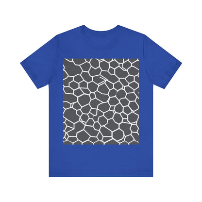 boostlete-iron-intent-pattern-hex-blueprint-0063 — Unisex Jersey Short Sleeve (B+C 3001)