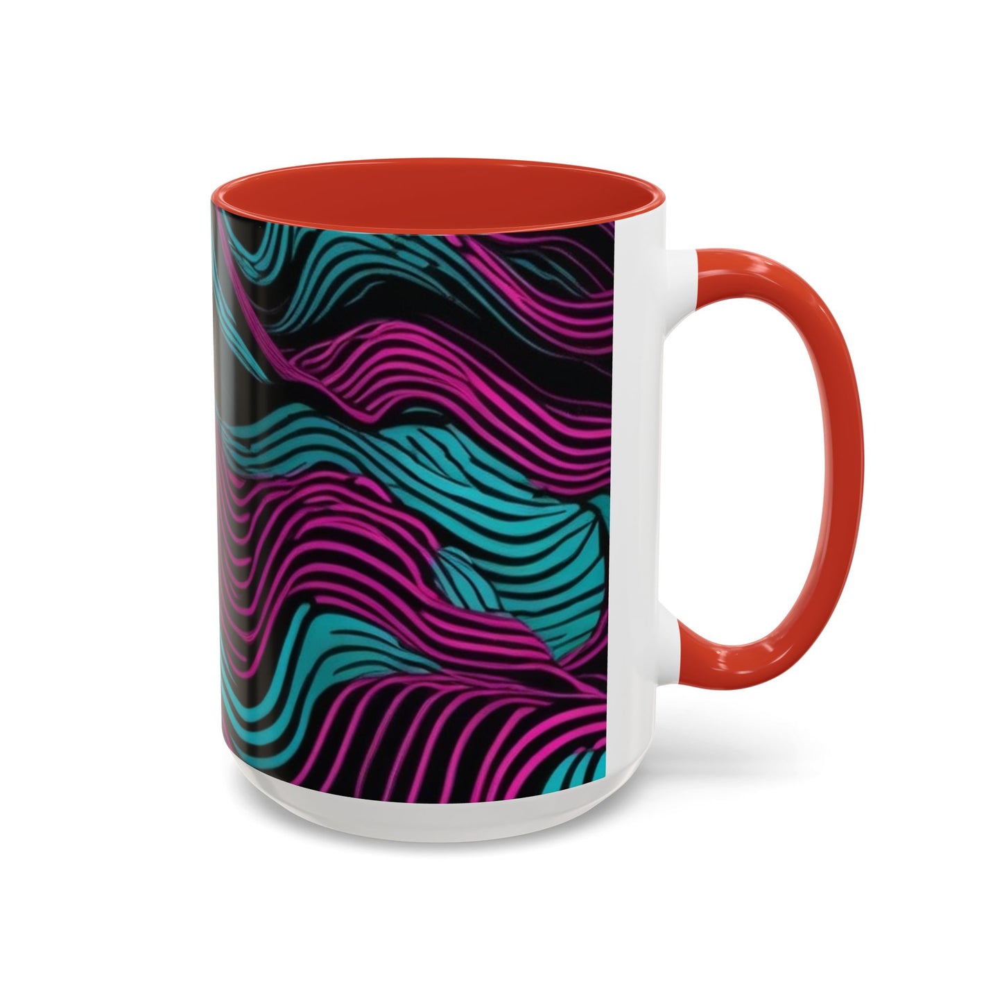 boostlete-recovery-progress-pattern-topographic-engraved-0119 — Accent Mug 11oz/15oz