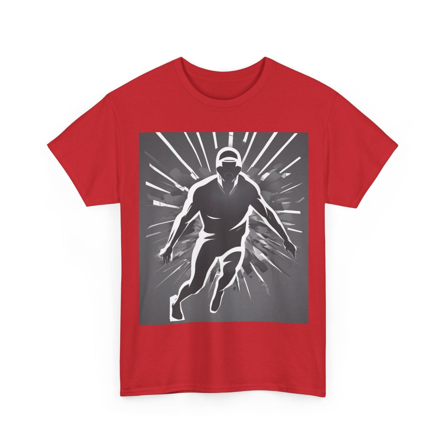 boostlete-iron-intent-scene-sprinter-soft-athletic-0108 — Unisex Heavy Cotton Tee (Gildan 5000)