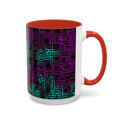 boostlete-boost-mode-pattern-plate-number-monoline-0079 — Accent Mug 11oz/15oz