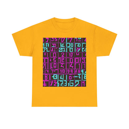 boostlete-iron-intent-pattern-plate-number-retro-0227 — Unisex Heavy Cotton Tee (Gildan 5000)