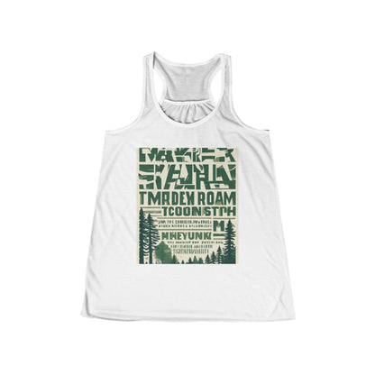 boostlete-field-day-type-make-the-rep-count-arc-bold-0301 — Women's Flowy Racerback Tank (B+C 8800)