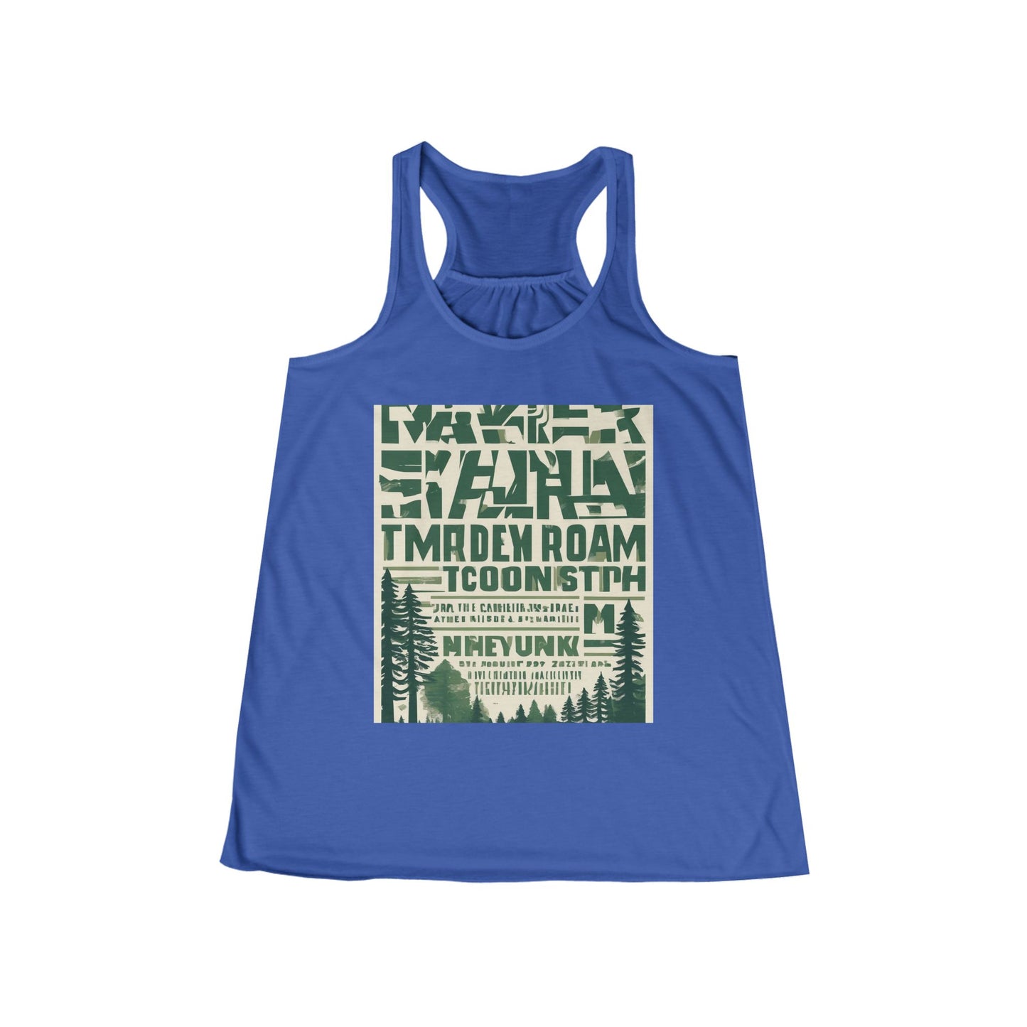 boostlete-field-day-type-make-the-rep-count-arc-bold-0301 — Women's Flowy Racerback Tank (B+C 8800)