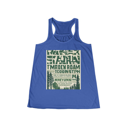 boostlete-field-day-type-make-the-rep-count-arc-bold-0301 — Women's Flowy Racerback Tank (B+C 8800)