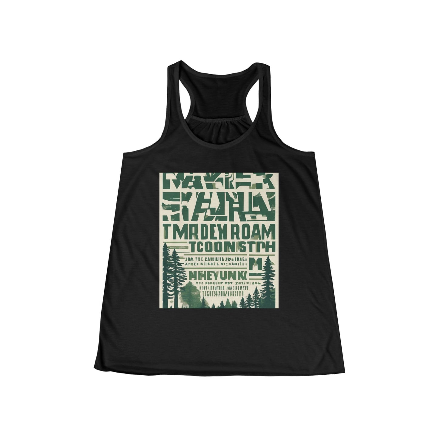 boostlete-field-day-type-make-the-rep-count-arc-bold-0301 — Women's Flowy Racerback Tank (B+C 8800)