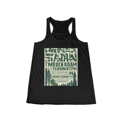 boostlete-field-day-type-make-the-rep-count-arc-bold-0301 — Women's Flowy Racerback Tank (B+C 8800)