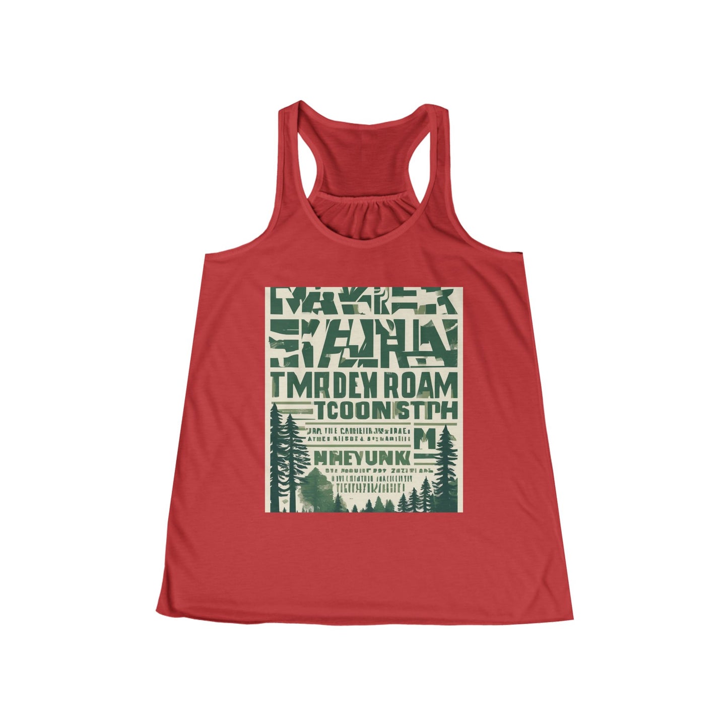 boostlete-field-day-type-make-the-rep-count-arc-bold-0301 — Women's Flowy Racerback Tank (B+C 8800)