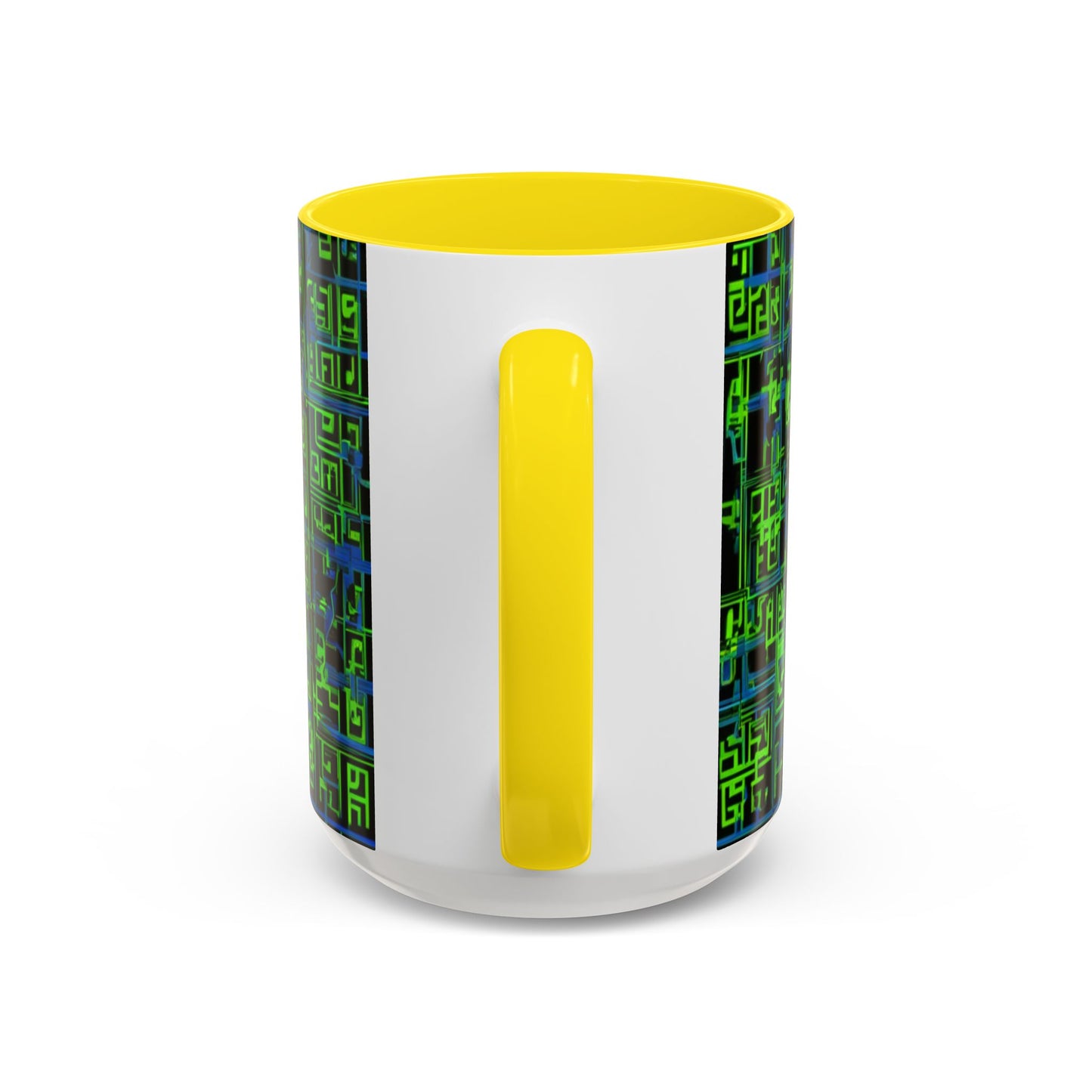 boostlete-mile-by-mile-pattern-plate-number-blueprint-0147 — Accent Mug 11oz/15oz