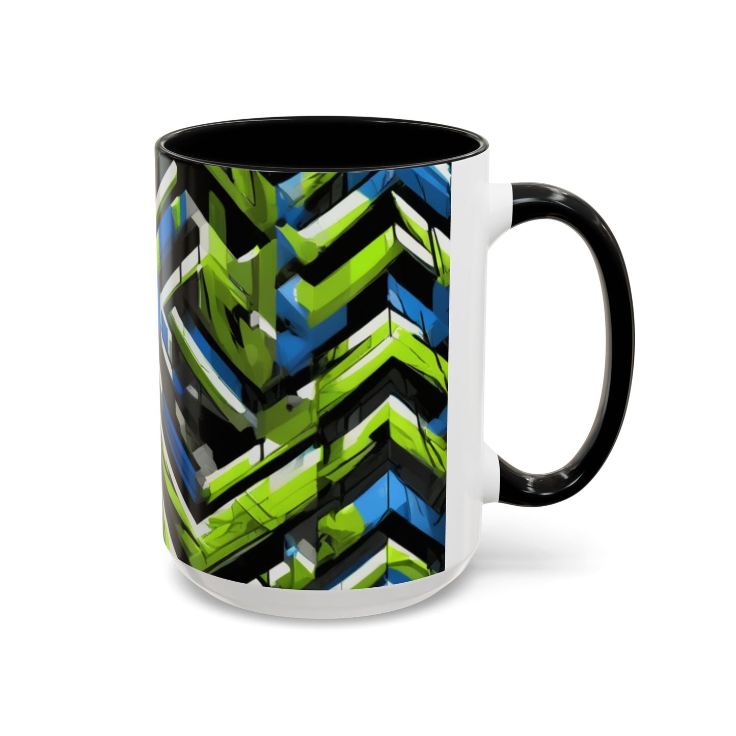 boostlete-rise-grind-pattern-chevron-isometric-0195 — Accent Mug 11oz/15oz