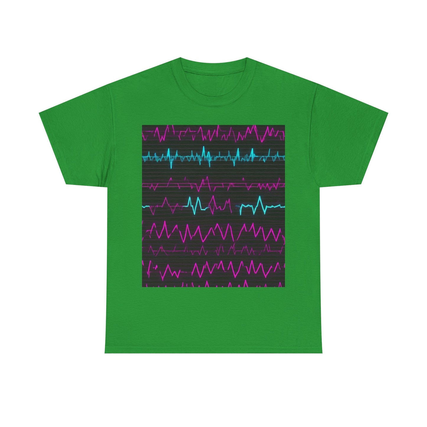 boostlete-boost-mode-pattern-ekg-modern-0111 — Unisex Heavy Cotton Tee (Gildan 5000)