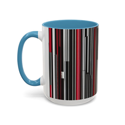 boostlete-am-crew-pattern-barcode-athletic-0911 — Accent Mug 11/15oz