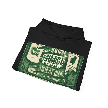 boostlete-am-crew-type-charge-ahead-banner-paper-0965 — Unisex Heavy Blend Hoodie (G18500)