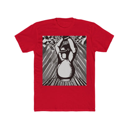 boostlete-iron-intent-scene-kettlebell-grainy-modern-0276 — Unisex Cotton Crew Tee (NL 3600)