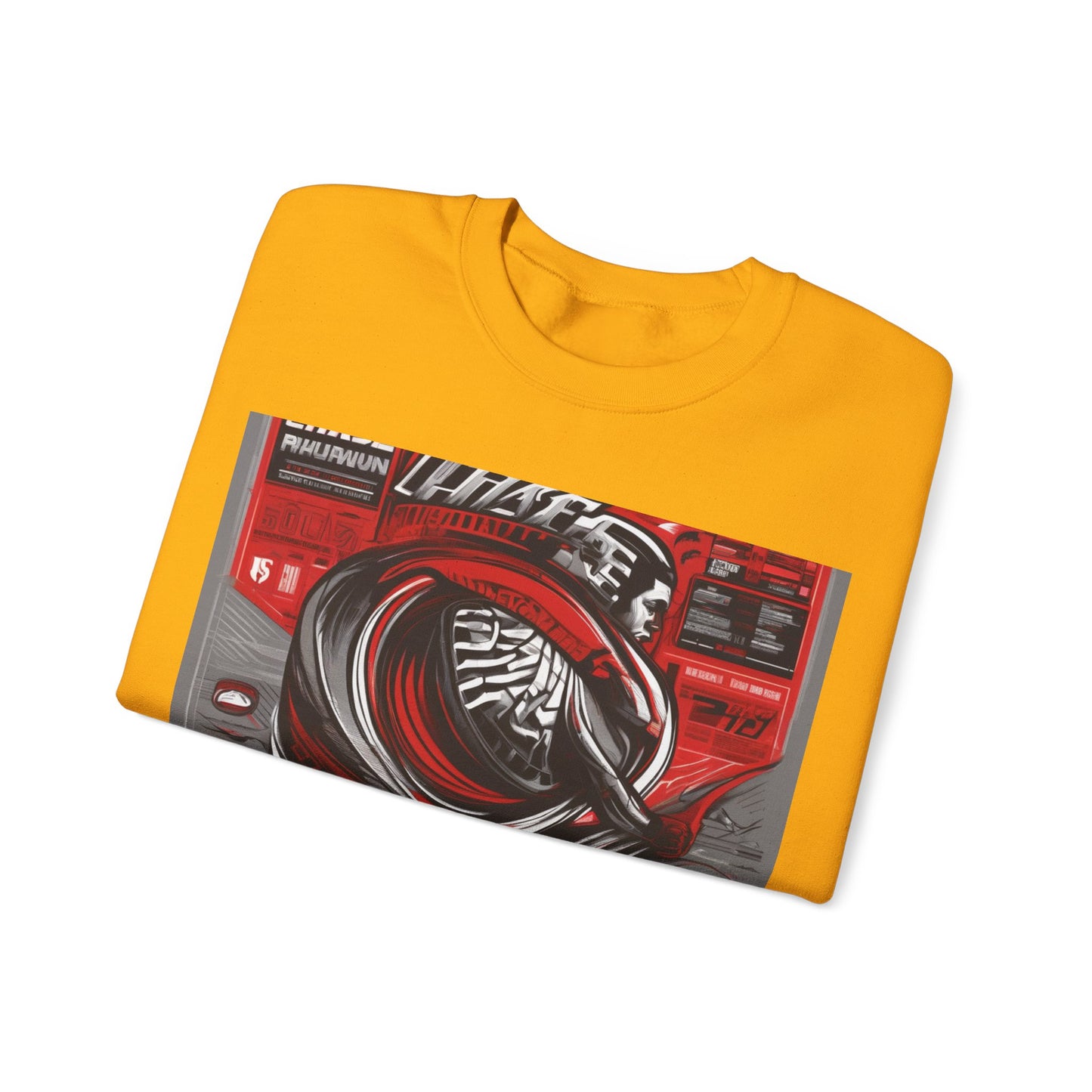boostlete-field-day-type-chase-capacity-big-monoline-0813 — Unisex Heavy Blend Crewneck (G18000)