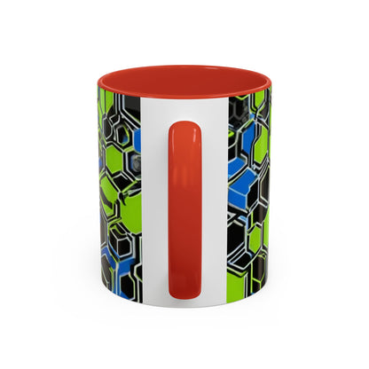 boostlete-recovery-progress-pattern-hex-blueprint-0007 — Accent Mug 11oz/15oz